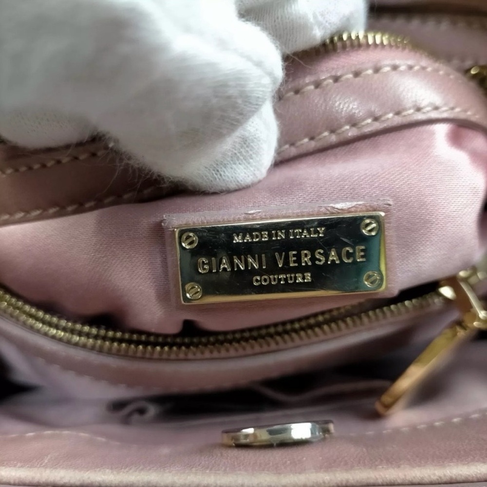 Gianni Versace Couture Patent Quilted Leather Bag - EUC - Picture 10 of 12